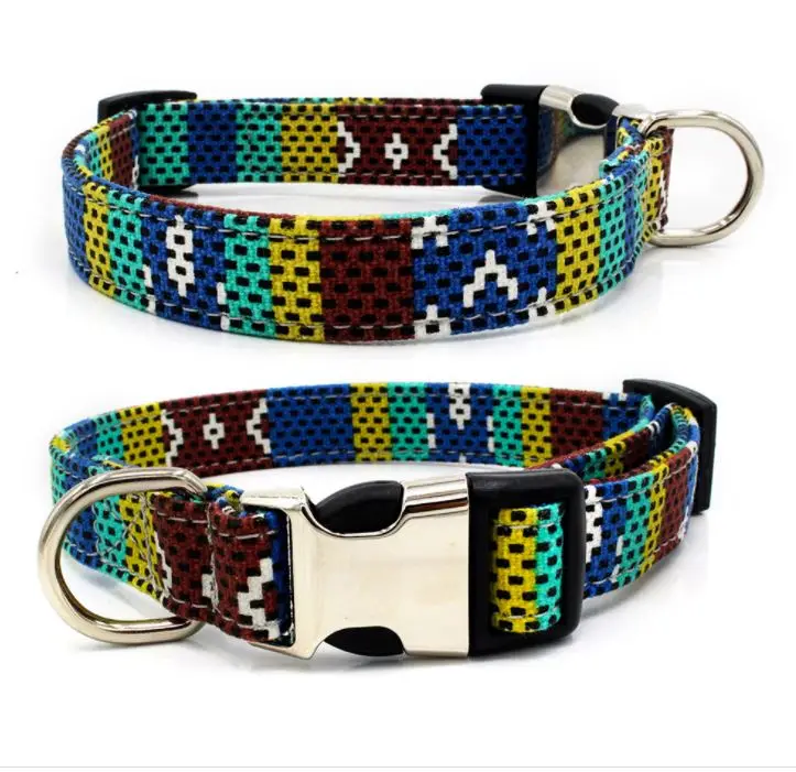 Personalized Metal Buckle Dog Collar Double Layer Sewing Canvas Leash Dog Collar Buckle Bohemian Dog Collar, Customized color
Personalized Metal Buckle Dog Collar Double Layer Sewing Canvas Leash Dog Collar Buckle Bohemian Dog Collar, Customized color