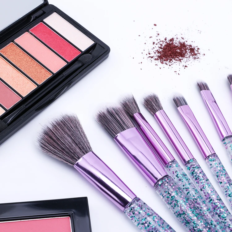 Wholesale 10pcs Professional foundation brush makeup tools private label crystal cosmetics makeup brush set
Wholesale 10pcs Professional foundation brush makeup tools private label crystal cosmetics makeup brush set