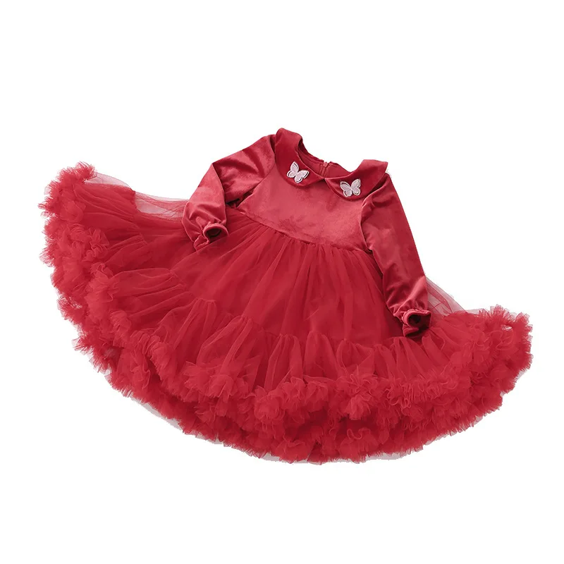 2020New velvet long sleeves butterfly collar skirt women's children's dress autumn and winter European and American mesh
2020New velvet long sleeves butterfly collar skirt women's children's dress autumn and winter European and American mesh