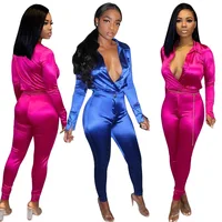 Sexy 2 Piece Set Women Elegant Blazer Suits Low Cut Smooth Silk Tops Streetwear Slim Fit Long Pants
Sexy 2 Piece Set Women Elegant Blazer Suits Low Cut Smooth Silk Tops Streetwear Slim Fit Long Pants