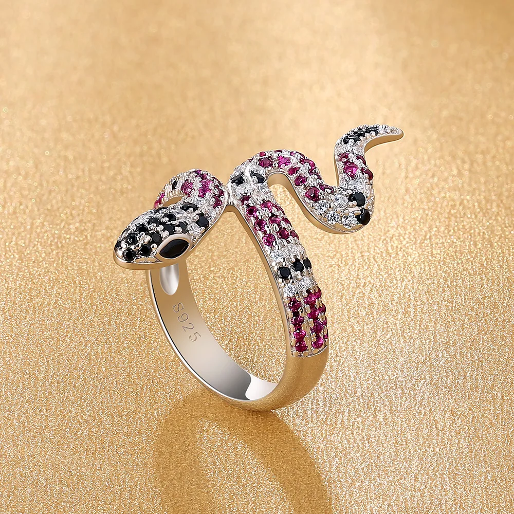 Fashion Animal jewel iced out cubic zirconia gold 925 Sterling silver black red eye wrap snake shaped snake ring for women
Fashion Animal jewel iced out cubic zirconia gold 925 Sterling silver black red eye wrap snake shaped snake ring for women