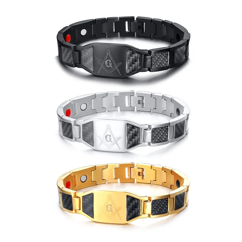 Ins Male Titanium Steel Magnetic Cross Shaped Bracelet Carbon Fiber Freemasons Therapy Healing Bracelet
Ins Male Titanium Steel Magnetic Cross Shaped Bracelet Carbon Fiber Freemasons Therapy Healing Bracelet