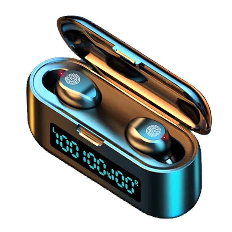 F9-39 tws F9 Digital Earphones Wireless Headphones Touch Control Sport Waterproof Gaming Headset Earbuds With powerbank
F9-39 tws F9 Digital Earphones Wireless Headphones Touch Control Sport Waterproof Gaming Headset Earbuds With powerbank