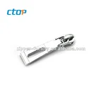 Newest! nylon zipper slider puller zip pull chrome color no.8863