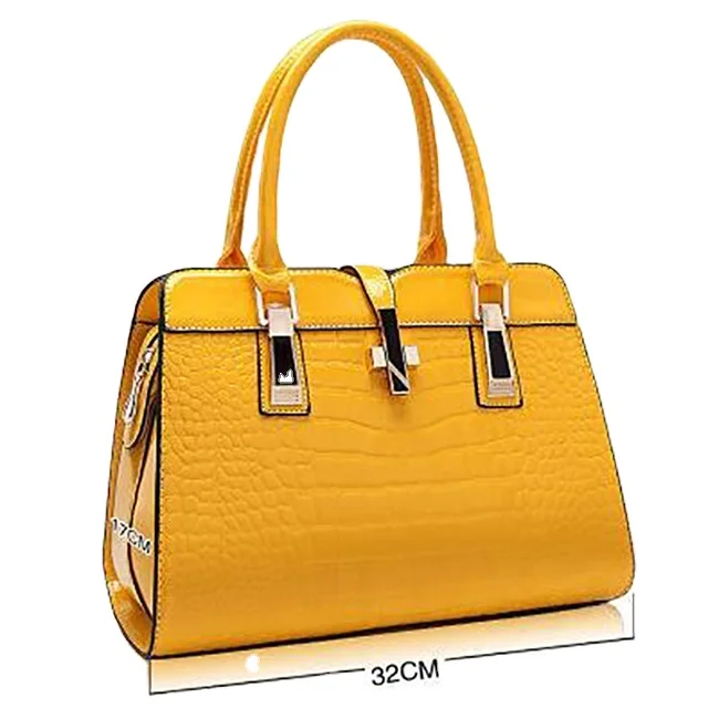2021 Patent Leather Crocodile Leather Handbags for Women Ladies Shoulder Bags Unique Vintage PU Purse Korea Hand Bag, 6 colors
2021 Patent Leather Crocodile Leather Handbags for Women Ladies Shoulder Bags Unique Vintage PU Purse Korea Hand Bag, 6 colors