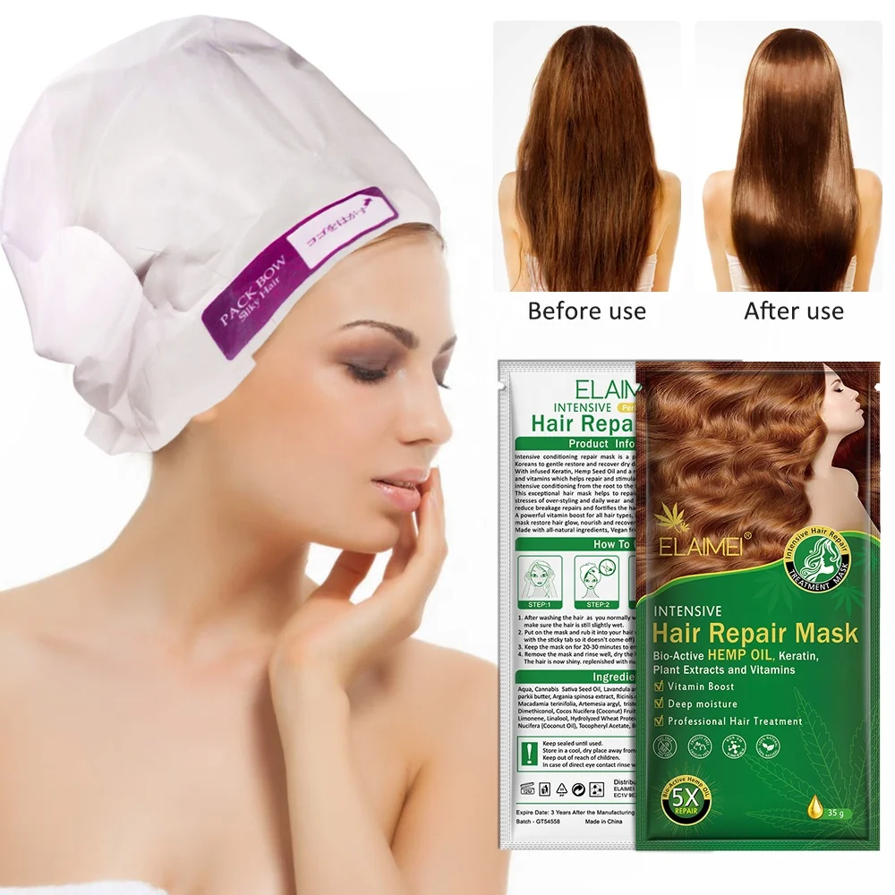 YANMEI Private Label Pure Hemp oil hair mask cap Keratin Hair Treatment mask Hair Conditioner Moisturizer
YANMEI Private Label Pure Hemp oil hair mask cap Keratin Hair Treatment mask Hair Conditioner Moisturizer