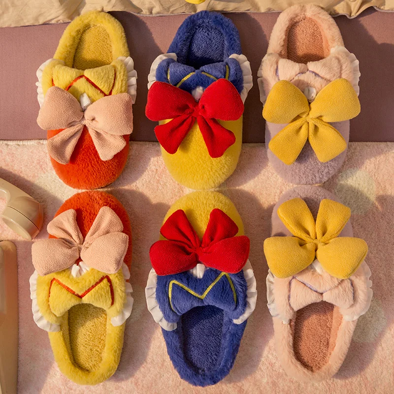 Amazon Best Selling Products 2021 Cute Bow Couples Warm Indoor Home Slippers For Woman
Amazon Best Selling Products 2021 Cute Bow Couples Warm Indoor Home Slippers For Woman