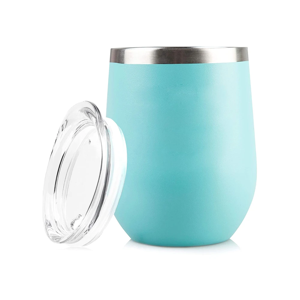 12 oz Wholesale Fashionable Double Wall Stainless Steel Insulated Wine Tumbler with Powder Coated Paint, Customized colors acceptable
12 oz Wholesale Fashionable Double Wall Stainless Steel Insulated Wine Tumbler with Powder Coated Paint, Customized colors acceptable