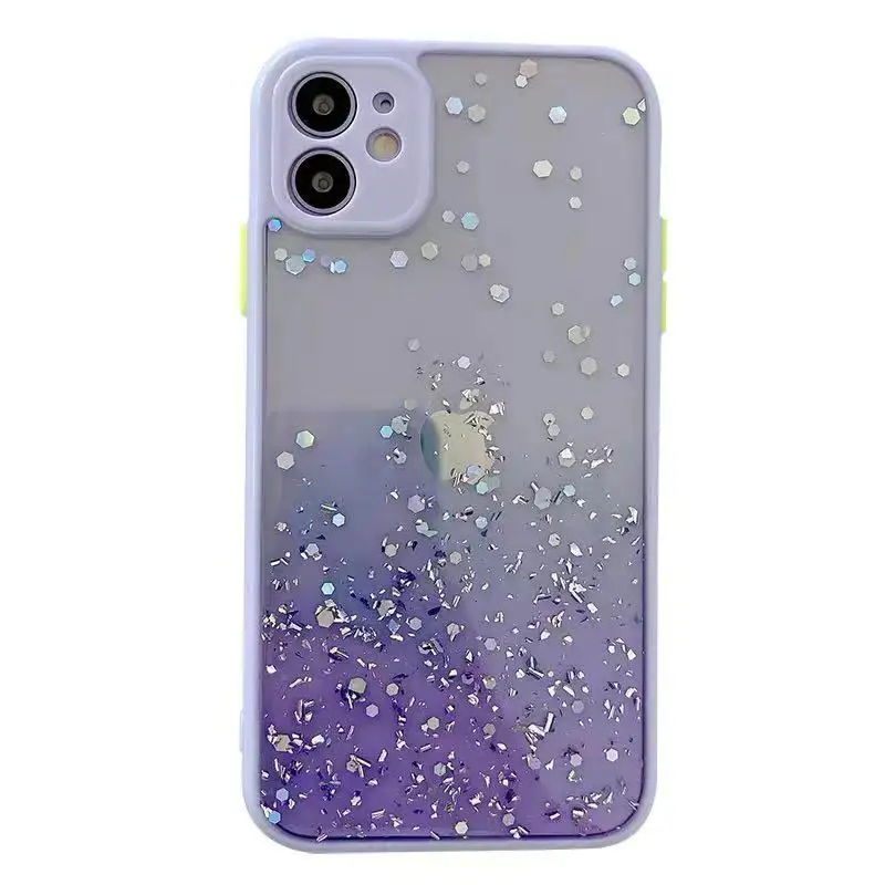 For iPhone 11 sparkling transparent substrate mobile phone case, full-package lens protection sequin gradient for iPhone 12 cas
For iPhone 11 sparkling transparent substrate mobile phone case, full-package lens protection sequin gradient for iPhone 12 cas