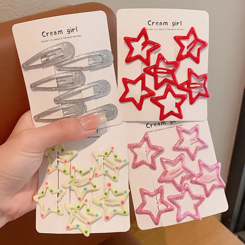 Sayoung 6pcs Set Kids Girls Fancy Cute Bling Shinning Hair Organizer Hair Clips Handmade Mini Star Hair Accessories
Sayoung 6pcs Set Kids Girls Fancy Cute Bling Shinning Hair Organizer Hair Clips Handmade Mini Star Hair Accessories