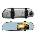 EKLEVA Dual Lens Dash Cam 1080P Full HD Car Rearview Mirror DVR Camera 5 inch 2.5D IPS Touch Screen Auto Video Recorder