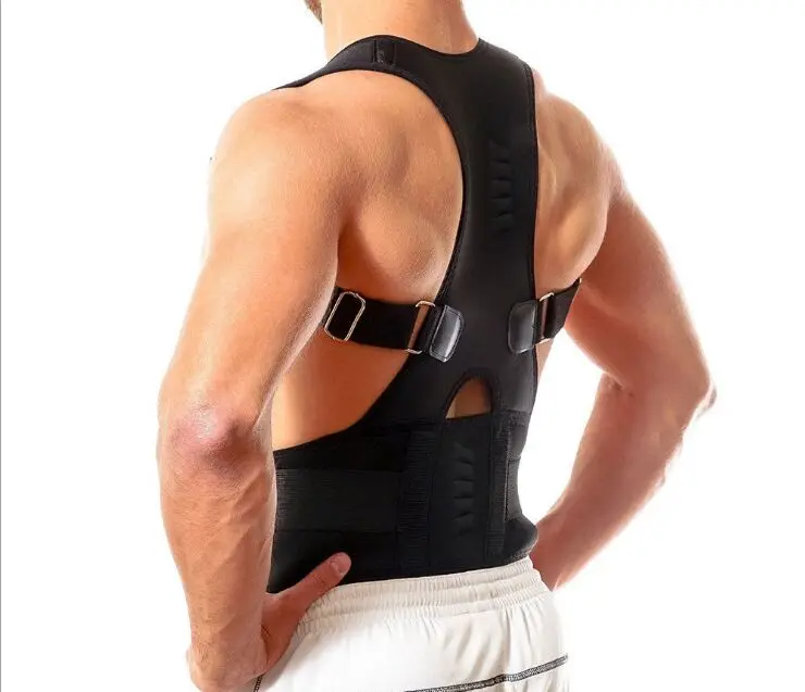 Sports Comfortable Adjustable Shoulder Brace Upper Back Support Magnetic Posture Corrector, Balck
Sports Comfortable Adjustable Shoulder Brace Upper Back Support Magnetic Posture Corrector, Balck