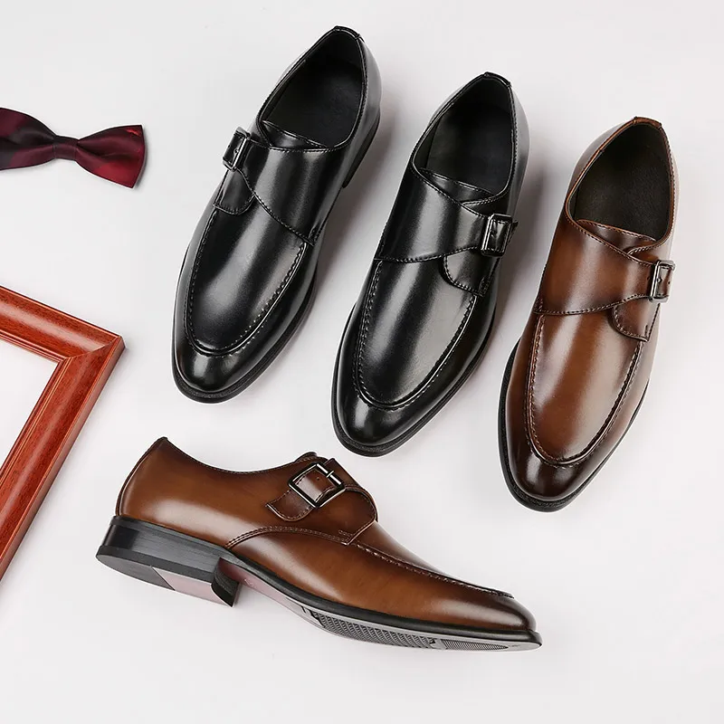 Boys New Style Buckle Strap Private Label Men's Dress Shoes Leather Genuine Business Shoes, Black;brown
Boys New Style Buckle Strap Private Label Men's Dress Shoes Leather Genuine Business Shoes, Black;brown