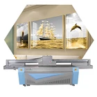 Multifunctional Ricoh Gen 5 3-8 Heads High Speed UV Flatbed Printer With Good Price