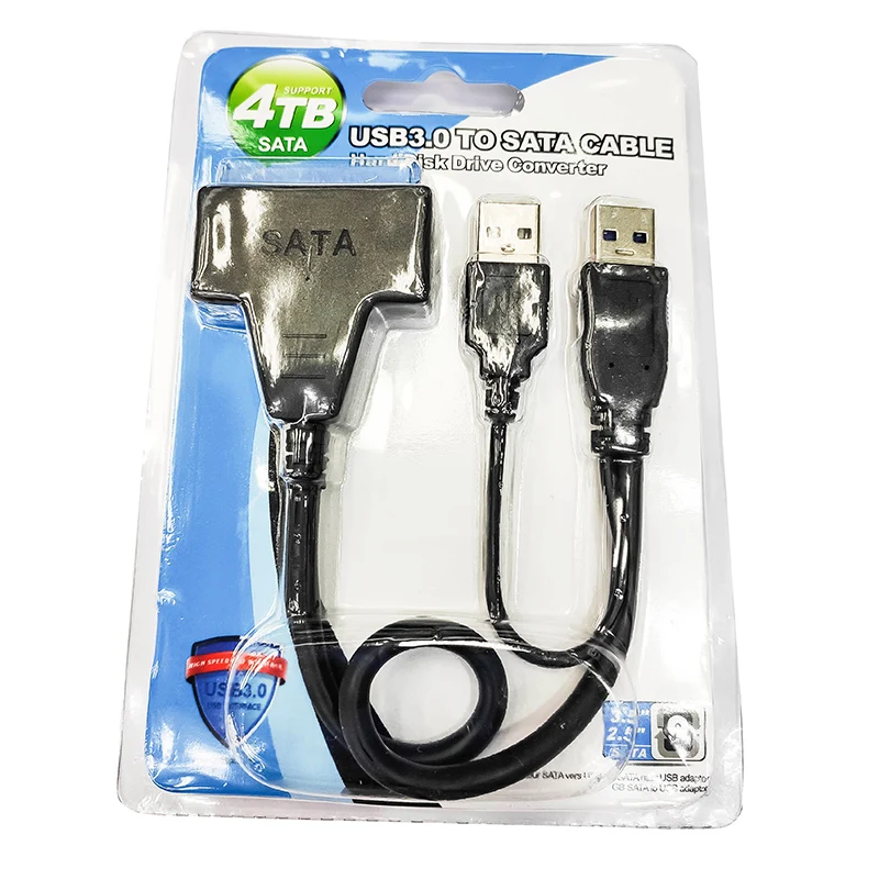 Hard disk Cable 4TB SATA to USB 3.0 adapter SATA data cable usb 3.0 to sata adapter, Black
Hard disk Cable 4TB SATA to USB 3.0 adapter SATA data cable usb 3.0 to sata adapter, Black