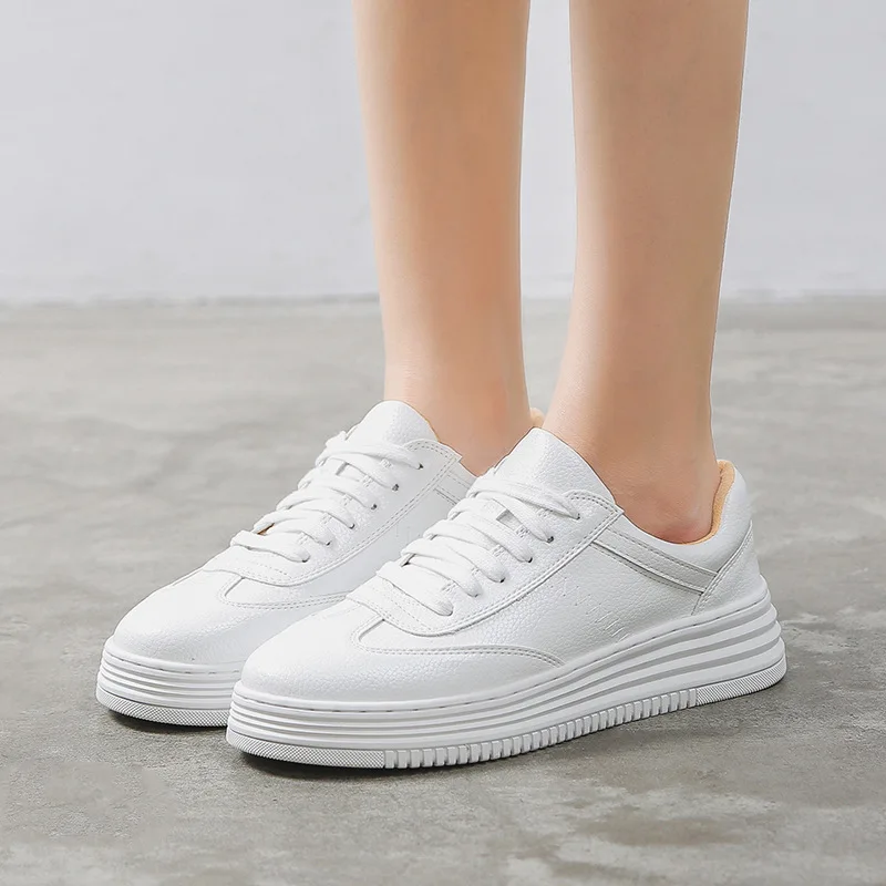 sh11473a Fashion White Split Leather Women Sneakers Lace Up Tenis Zapatos De Mujer
sh11473a Fashion White Split Leather Women Sneakers Lace Up Tenis Zapatos De Mujer