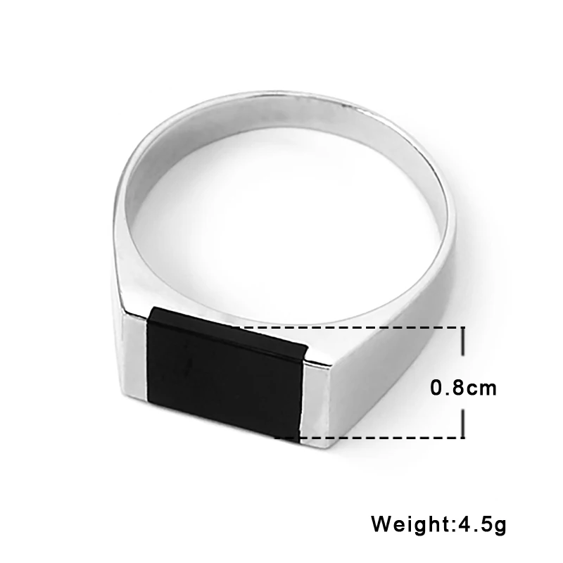 Hot Selling Classic Black Agate Custom Rings Jewelry Wholesale Price Sterling Silver Rings for Men
Hot Selling Classic Black Agate Custom Rings Jewelry Wholesale Price Sterling Silver Rings for Men