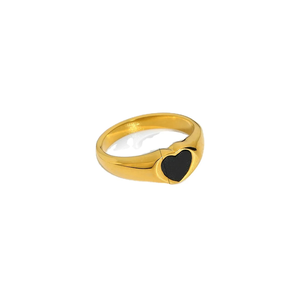 Black White Heart Shape Epoxy Rings For Women 18K Gold Plated 316L Stainless Steel Rings Jewelry Accessories
Black White Heart Shape Epoxy Rings For Women 18K Gold Plated 316L Stainless Steel Rings Jewelry Accessories