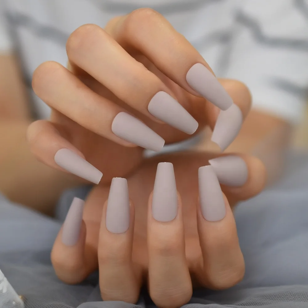 Matte Pure Color Fake Nail Meiudm Nude Fingernail Strips Wholesale Full Cover Artificial Nails Practice Nail24CT L5709
Matte Pure Color Fake Nail Meiudm Nude Fingernail Strips Wholesale Full Cover Artificial Nails Practice Nail24CT L5709