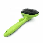 OEM Removable Cleaning Reusable Pet Hair Remover Brush pet slicker brush pet deshedding tool and grooming brush