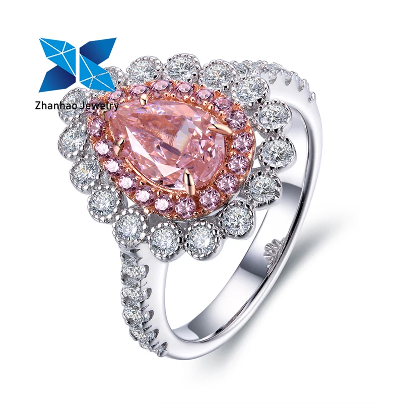 Zhanhao jewelry man made synthetic CZ gems main stone pear pink young ladies women pearl black onyx 925 sterling silver ring
Zhanhao jewelry man made synthetic CZ gems main stone pear pink young ladies women pearl black onyx 925 sterling silver ring