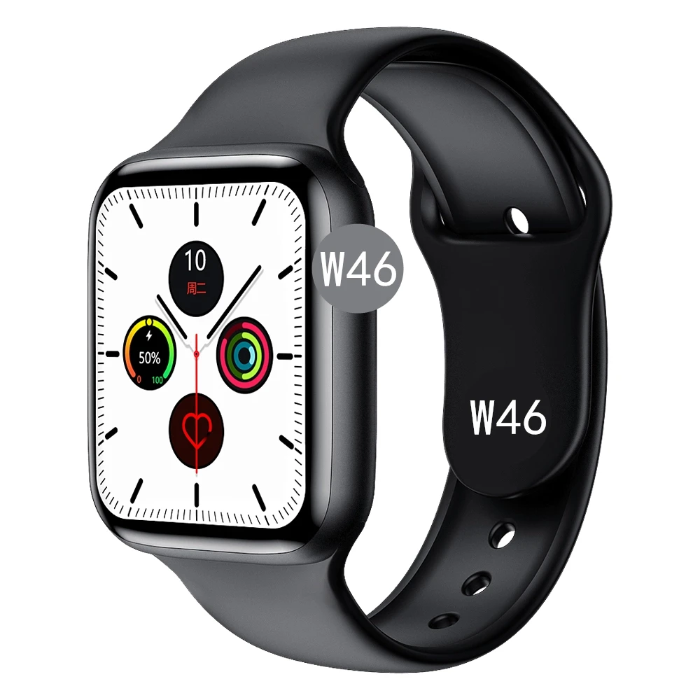 W46 Series 6 Smart Watch Men Women IP68 Waterproof Heart Rate Reloj Inteligente Wristwatch SmartWatch Full Touch Screen 2021
W46 Series 6 Smart Watch Men Women IP68 Waterproof Heart Rate Reloj Inteligente Wristwatch SmartWatch Full Touch Screen 2021