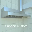 Commercial Range Hood Commercial Hotel Stainless Steel Wall-mounted Kitchen Range Hood Exhaust Hood