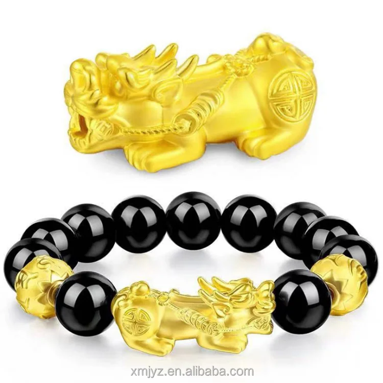Gold Women's Bracelet Brass Gold-Plated Accessories Anti-Real Prayer Beads For Men Woven
Gold Women's Bracelet Brass Gold-Plated Accessories Anti-Real Prayer Beads For Men Woven