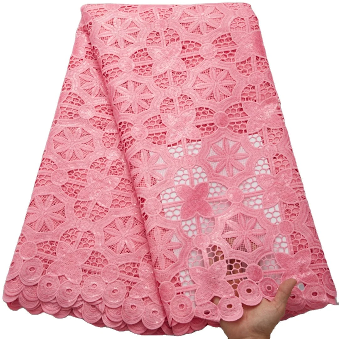2694 African French Lace Fabric With Sequin Embroidery Nigerian Lace Fabric For Party Milk Silk lace Cord Fabric
2694 African French Lace Fabric With Sequin Embroidery Nigerian Lace Fabric For Party Milk Silk lace Cord Fabric