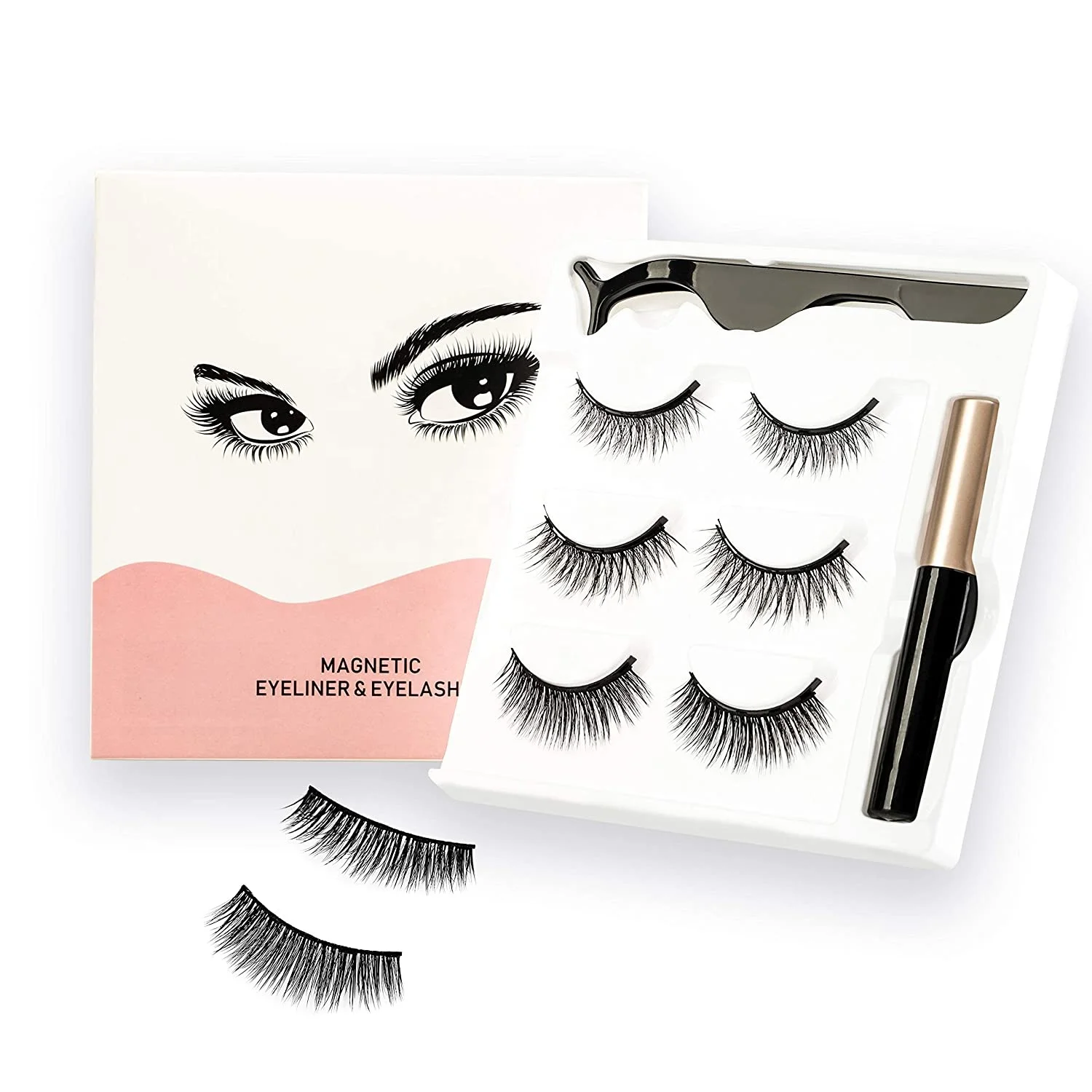 JC Hot Sale 3d 8d soft faux mink magnetic false eyelashes private label eyelashes magnetic
JC Hot Sale 3d 8d soft faux mink magnetic false eyelashes private label eyelashes magnetic