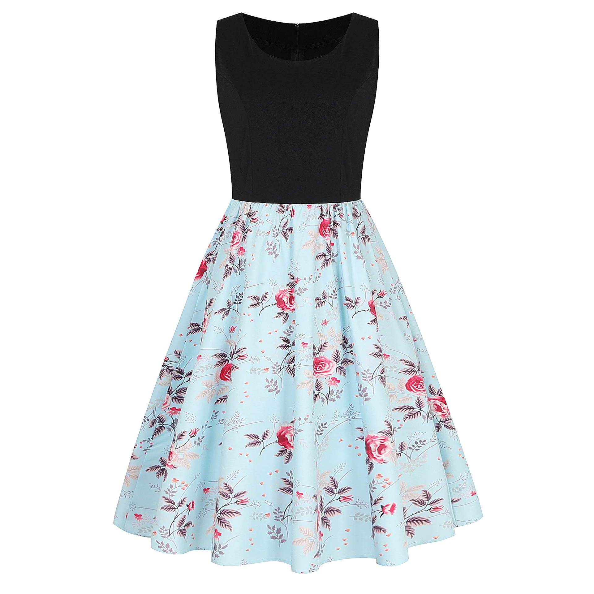 Wholesale A-line Evening Printing Women Casual Vintage Casual Wear Dress sleeveless High Waist Flower Dress, Picture color
Wholesale A-line Evening Printing Women Casual Vintage Casual Wear Dress sleeveless High Waist Flower Dress, Picture color