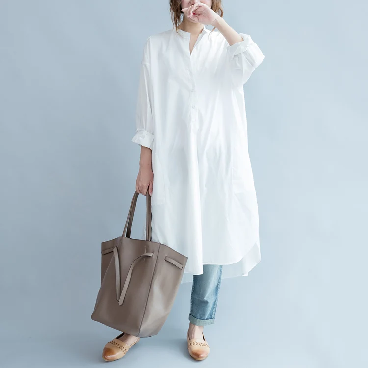 Women Dress Cotton Shirt Dress White Loose Plus Size Long Women Dresses Vintage Spring Summer Casual Wear Free Size New 2020
Women Dress Cotton Shirt Dress White Loose Plus Size Long Women Dresses Vintage Spring Summer Casual Wear Free Size New 2020