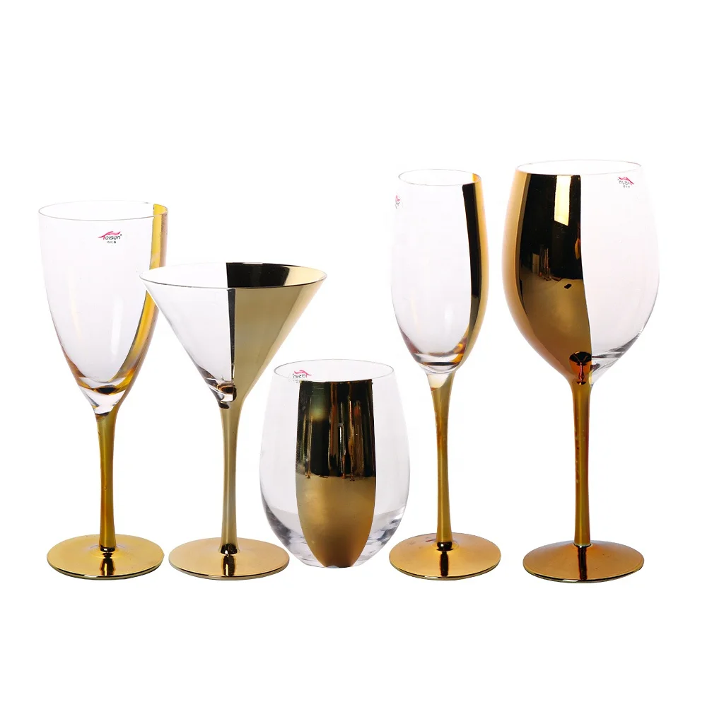 Multi-color Red Wine Glass set Colored Glassware Set Party Red Wine Cup for sale, Gold
Multi-color Red Wine Glass set Colored Glassware Set Party Red Wine Cup for sale, Gold