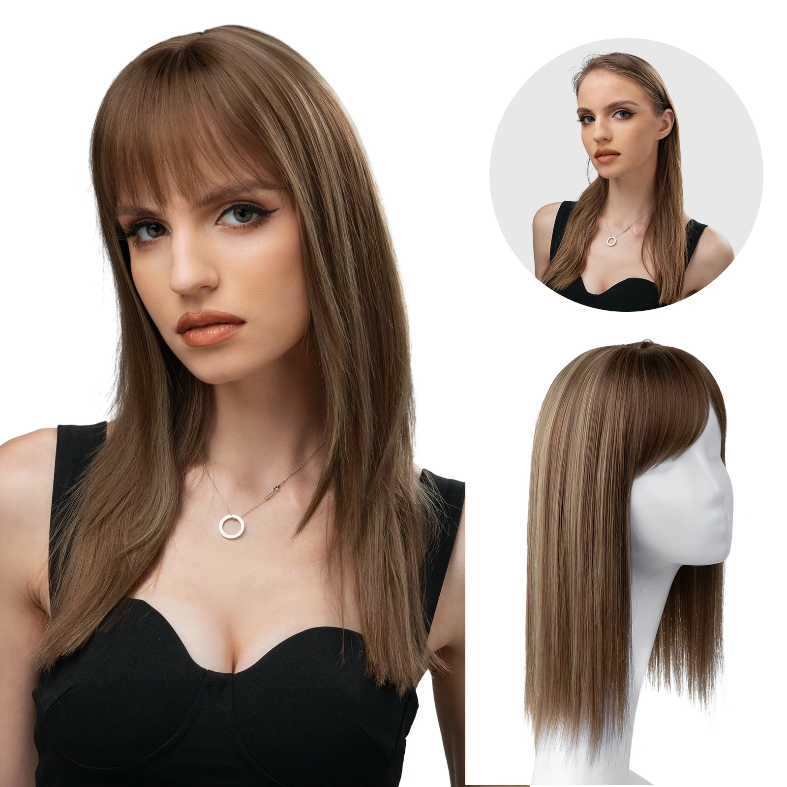 Wholesale 15 Inch Straight Synthetic Top Silk Base Gold Hair Pieces Clip In Hair Topper Bangs For White Women
Wholesale 15 Inch Straight Synthetic Top Silk Base Gold Hair Pieces Clip In Hair Topper Bangs For White Women