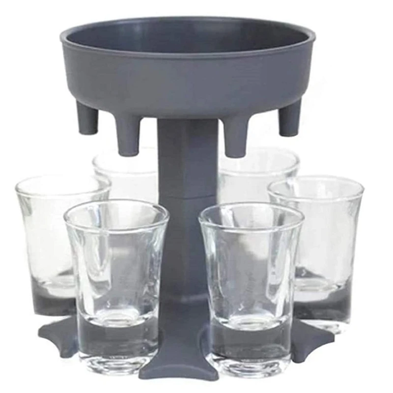 6 Shot Glass Dispenser Glasses Hanging Holder Stand Rack Gifts Drinking Games for Cocktail Party Get Togethers Weekend
6 Shot Glass Dispenser Glasses Hanging Holder Stand Rack Gifts Drinking Games for Cocktail Party Get Togethers Weekend