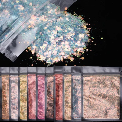 Hot sale fashion Holographic nail glitter powder shiny glitter dust colorful nail art sequins for nail art decoration
Hot sale fashion Holographic nail glitter powder shiny glitter dust colorful nail art sequins for nail art decoration