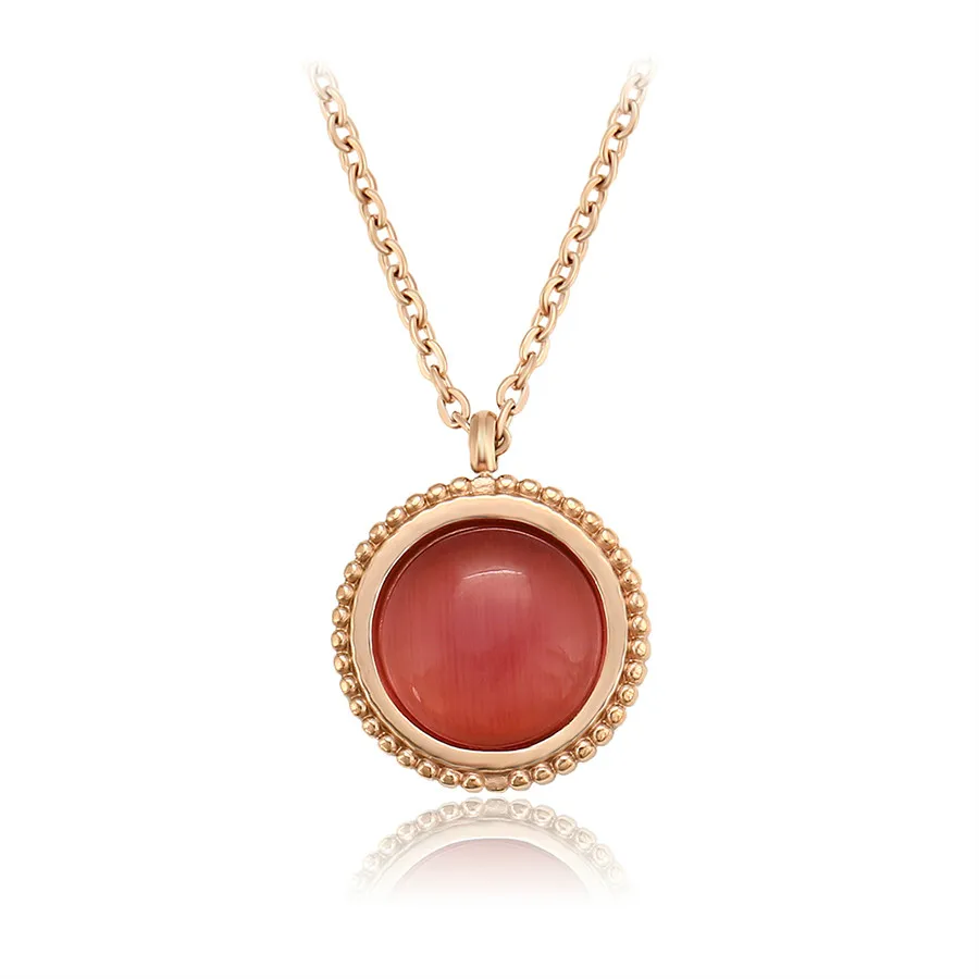 A00673935 Xuping Jewelry Elegant Fashion Classic Redstone Rose Gold Stainless Steel Ladies Gift Necklace
A00673935 Xuping Jewelry Elegant Fashion Classic Redstone Rose Gold Stainless Steel Ladies Gift Necklace