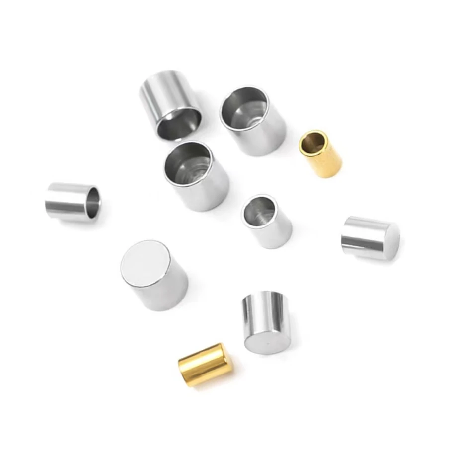 Stainless Steel Column End Leather Cord Ends Leather Cord Terminators For Jewelry Making
Stainless Steel Column End Leather Cord Ends Leather Cord Terminators For Jewelry Making