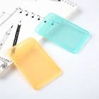 QORI transparent business card holder waterproof card holder custom card holder