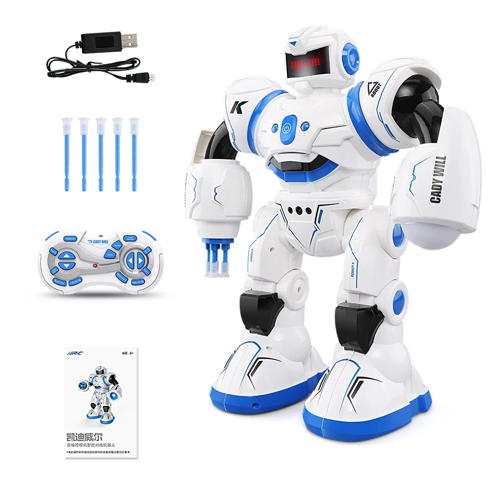 Hot JJRC R3 Programmable Defender Remote Control Intelligent Early Education Robot Multi Funtion Musical Dancing RC Toy Kids, Red blue
Hot JJRC R3 Programmable Defender Remote Control Intelligent Early Education Robot Multi Funtion Musical Dancing RC Toy Kids, Red blue