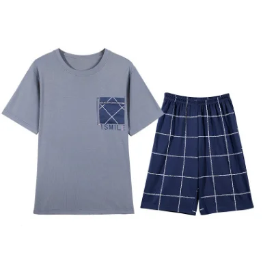HSZ YF8810 men's pajamas short sleeve pajama for men cotton summer cartoon sleepwear 2 piece set
HSZ YF8810 men's pajamas short sleeve pajama for men cotton summer cartoon sleepwear 2 piece set