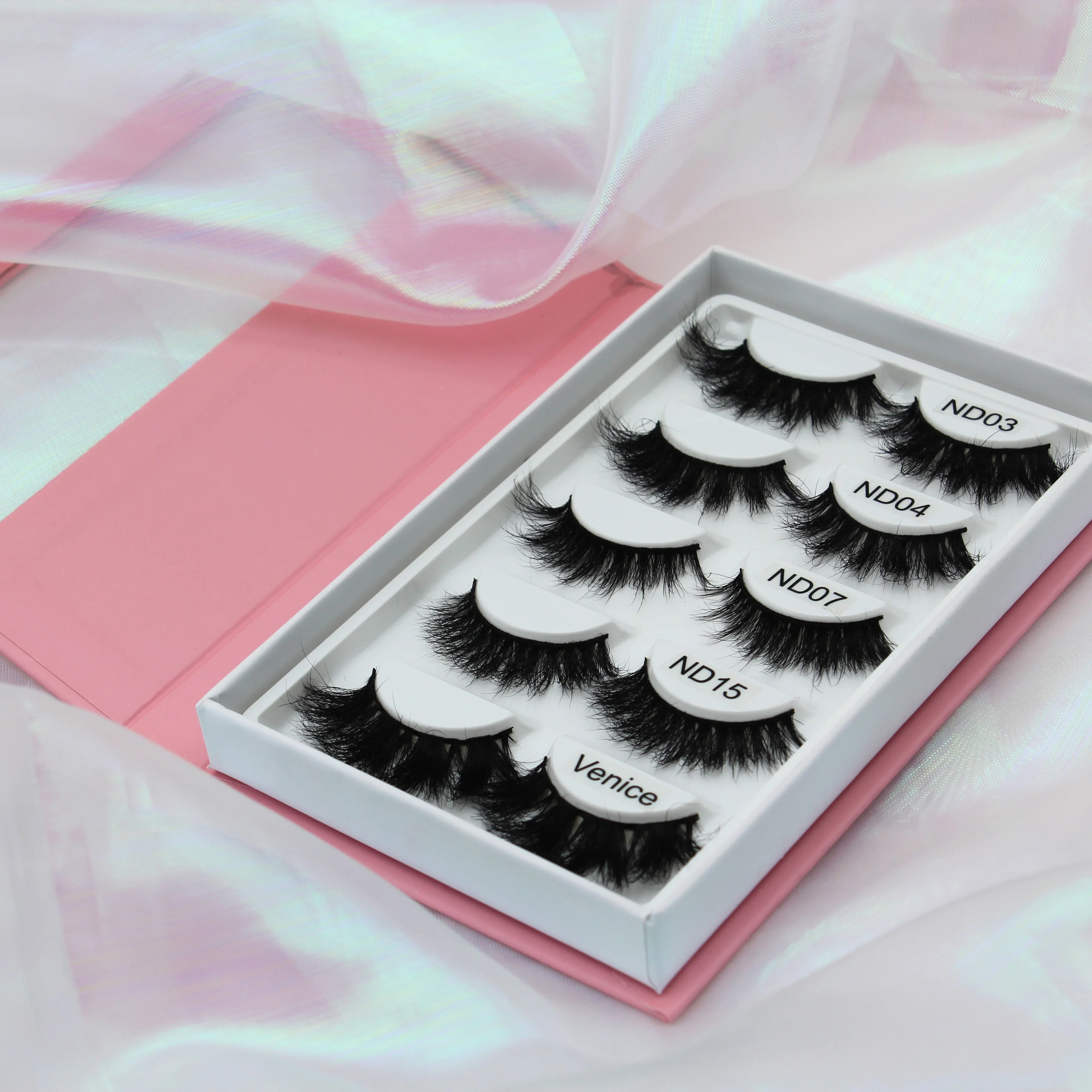 Wholesale 5 pairs set Custom fluffy lashes False Eyelashes 25Mm Eyelashes 3D Mink With Pink Lash Book, Natural black
Wholesale 5 pairs set Custom fluffy lashes False Eyelashes 25Mm Eyelashes 3D Mink With Pink Lash Book, Natural black