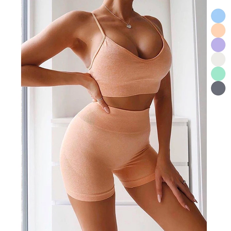 High Quality Sportswear Fitness Seamless Yoga Sports Bra Solid Color Yoga Wear Tops, Can do as your require
High Quality Sportswear Fitness Seamless Yoga Sports Bra Solid Color Yoga Wear Tops, Can do as your require