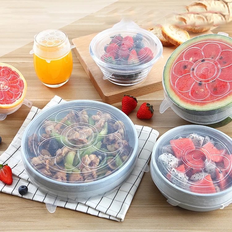 6 Pack Set Kitchen Accessory BPA Free Reusable Bowl Stretch Lids Silicone Food Cover, Pink/green
6 Pack Set Kitchen Accessory BPA Free Reusable Bowl Stretch Lids Silicone Food Cover, Pink/green