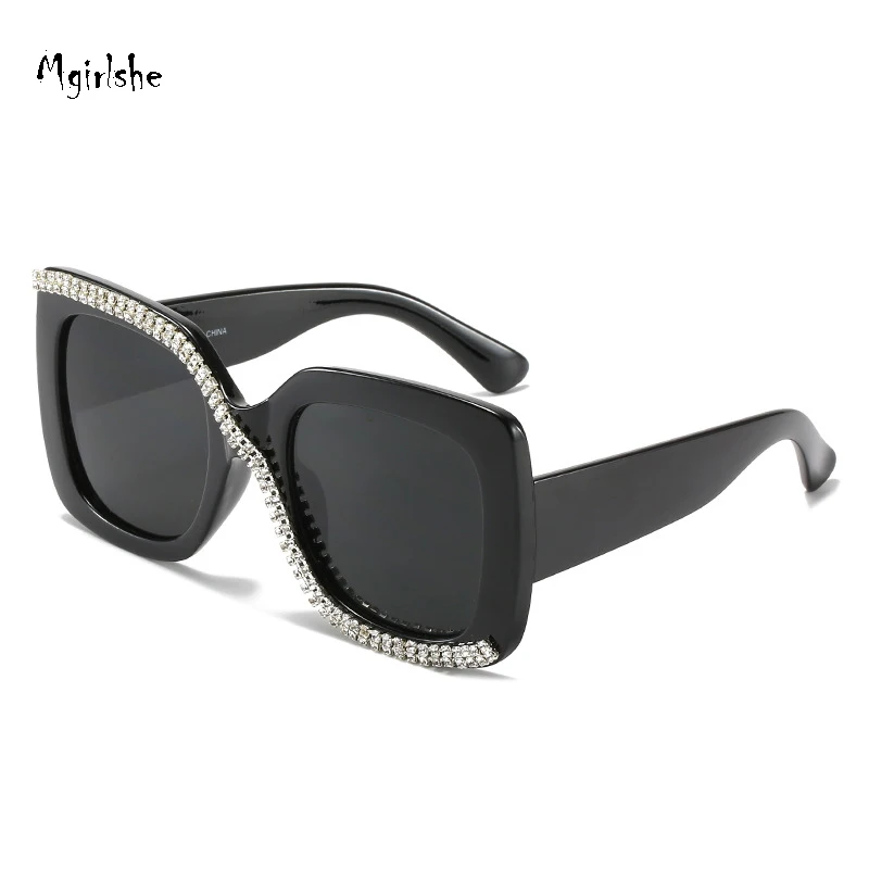 Mgirlshe Fashion 2021 Sunglasses With Rhinestone Women Oversized Square Glasses Crystal Eyewear Outdoor Female Wear, Colors
Mgirlshe Fashion 2021 Sunglasses With Rhinestone Women Oversized Square Glasses Crystal Eyewear Outdoor Female Wear, Colors