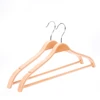 Space saving non-slip zara style laminated wooden clothes hangers for shirt dress