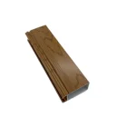 low price high quality wooden color aluminium extruded profiles for window door