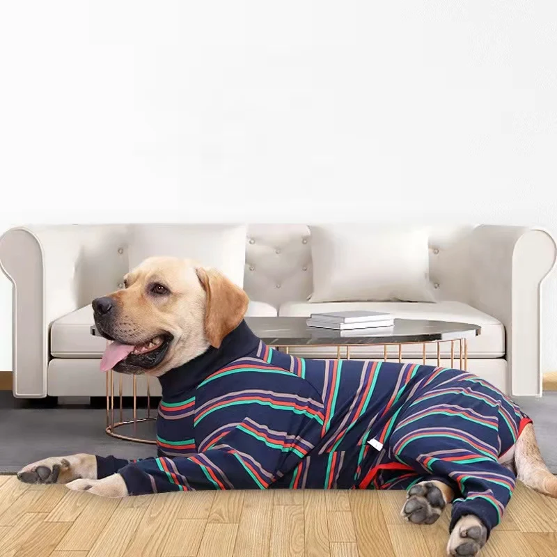 Premium Quality Medium And Big Dogs High Stretch Four Legs Shirt Big Dog Clothes Stretch Pet Clothes Accessories, Grey, navy blue strips
Premium Quality Medium And Big Dogs High Stretch Four Legs Shirt Big Dog Clothes Stretch Pet Clothes Accessories, Grey, navy blue strips