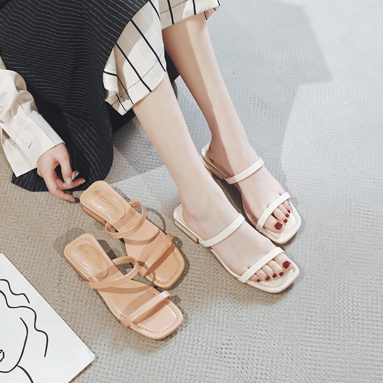 Outdoor Minimalist Style Women's Shoes block heel sandal Rubber Low Heel Slippers From China, White, light brown
Outdoor Minimalist Style Women's Shoes block heel sandal Rubber Low Heel Slippers From China, White, light brown