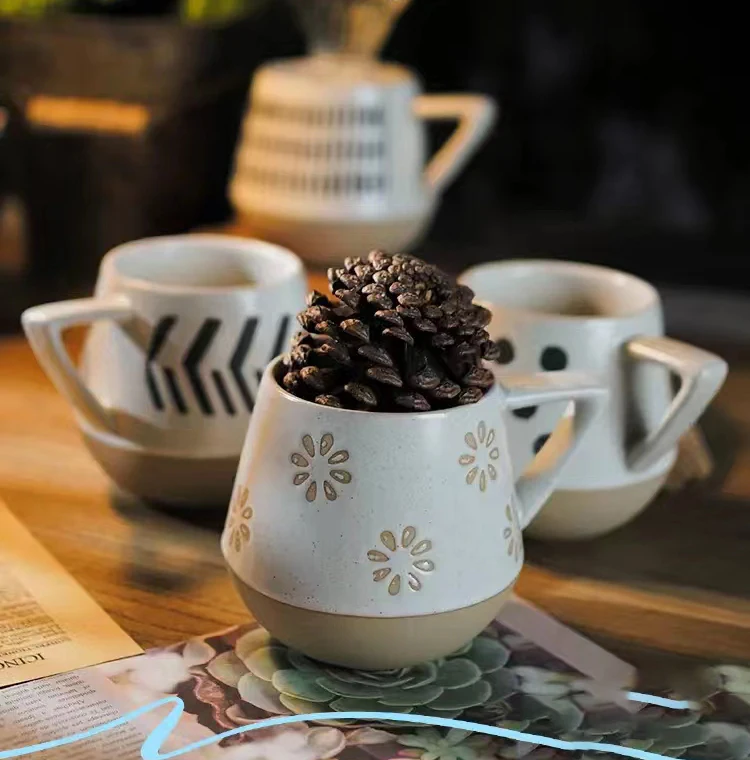 Custom logo vintage handmade ceramic mug personality water cup clay pottery coffee mug
Custom logo vintage handmade ceramic mug personality water cup clay pottery coffee mug